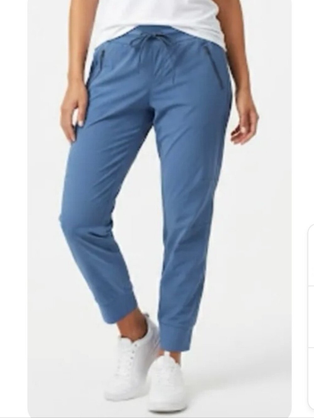 Athleta Trekkie North Jogger Pants Dusty Blue Size 6 Tall
